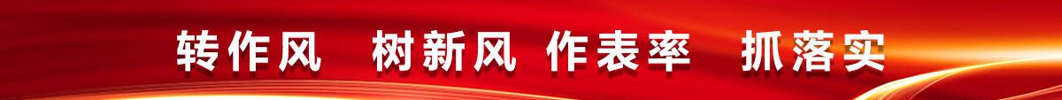 转作风 树新风 作表率 抓落实